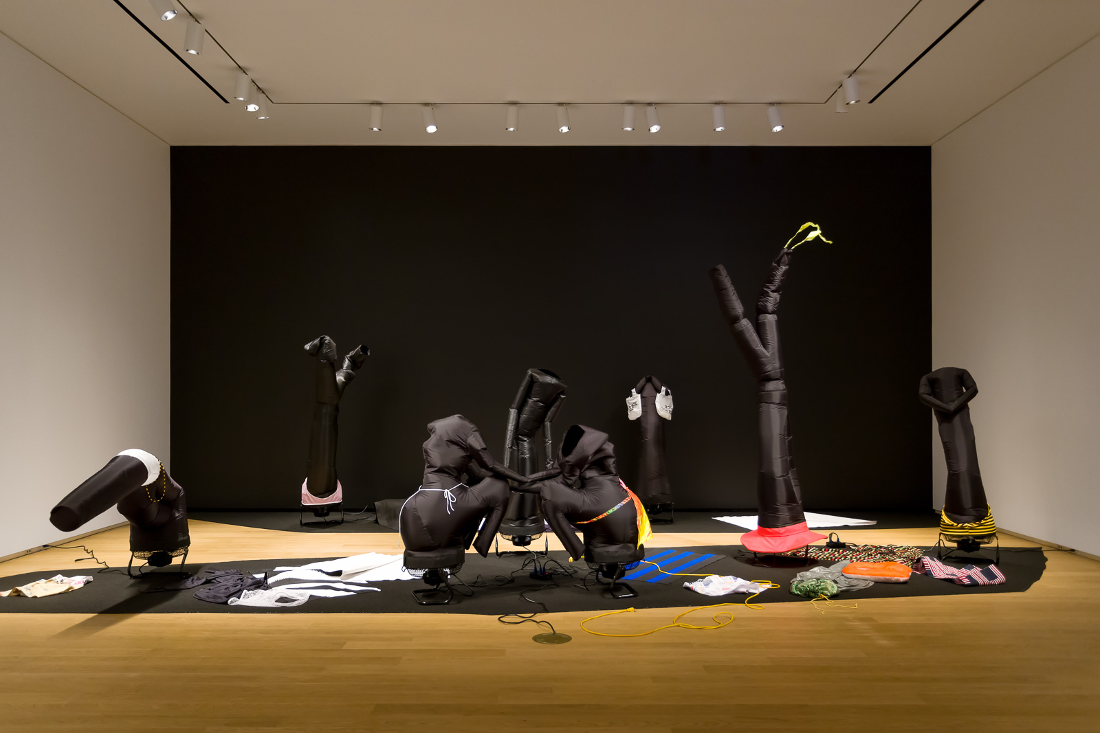 Paul Chan, Bathers at Night, Installation view, Remai Modern, 2018. Photo: Blaine Campbell