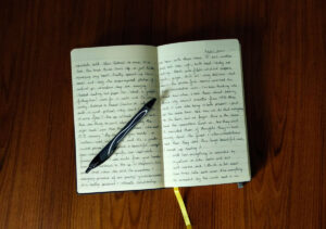 "I started keeping a dedicated journal last year and my entries are getting longer and longer - so many thoughts to reflect on"