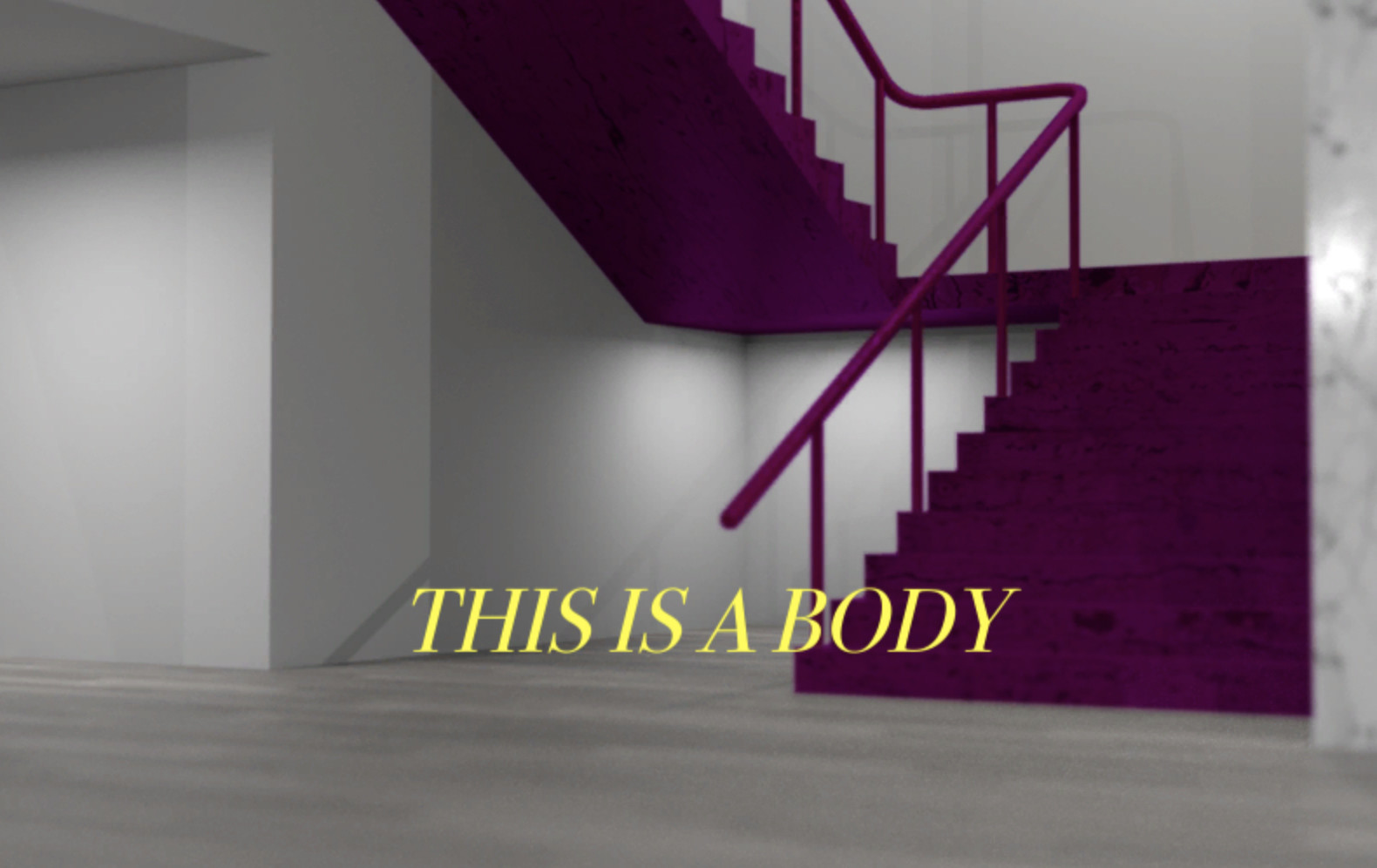 Dave McKenzie This is a body videogame still of a staircase