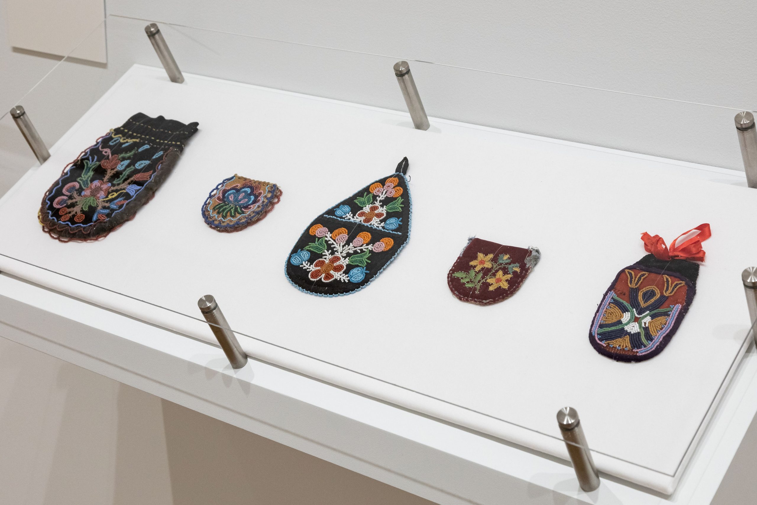 Installation view, Storied Objects: Métis Art in Relation. Remai Modern, 2022. Photo: Carey Shaw.