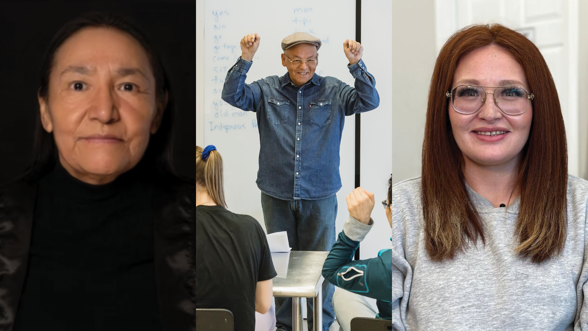 Left to Right: Nora McAdam, Floyd Favel, Novalee Fox.